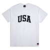 HUF USA HEAVYWEIGHT TEE // WHITE
