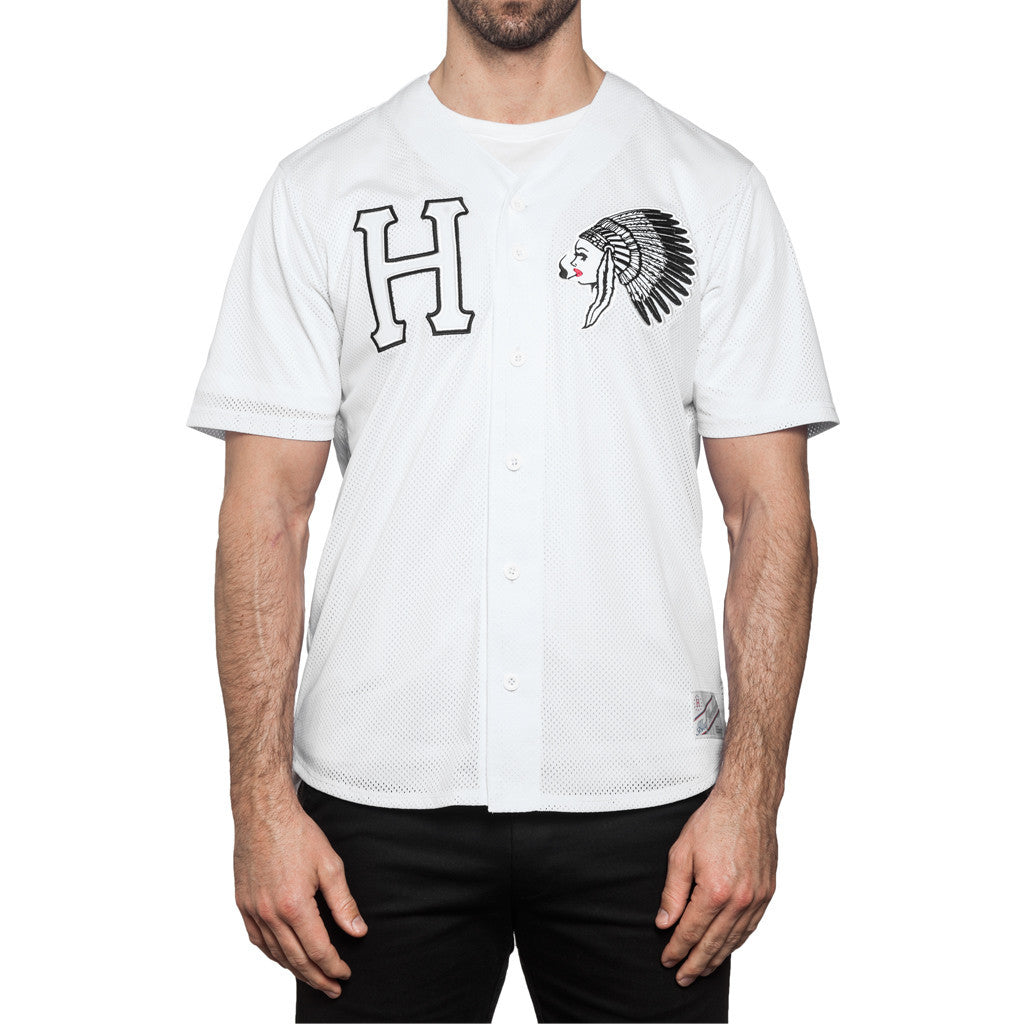 CHIEF BASEBALL JERSEY // WHITE
