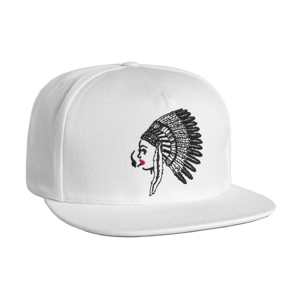 CHIEF SNAPBACK // WHITE