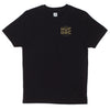 HUF DBC STACKS TEE // BLACK