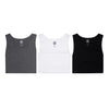 3 PACK TANK SP15 // ATHLETIC HEATHER / BLACK / WHITE
