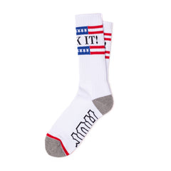 FUCK IT CREW SOCKS SUM15 // WHITE