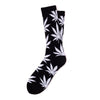 PLANTLIFE CREW SOCKS HOL14 // BLACK / WHITE