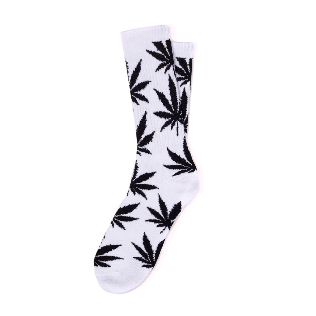 PLANTLIFE CREW SOCKS HOL14 // WHITE / BLACK
