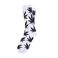 PLANTLIFE CREW SOCKS HOL14 // WHITE / BLACK