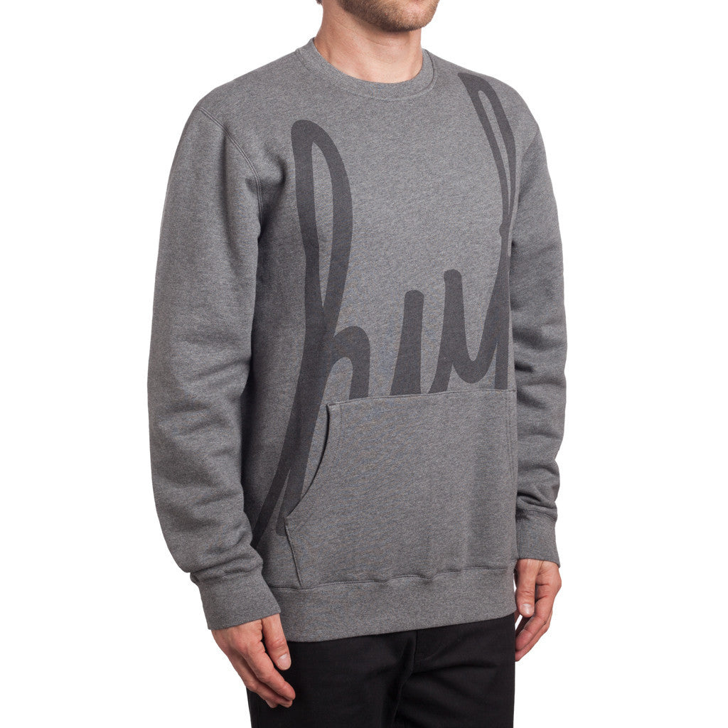 HUF BIG SCRIPT CREW HOL14 // GUNMETAL HEATHER