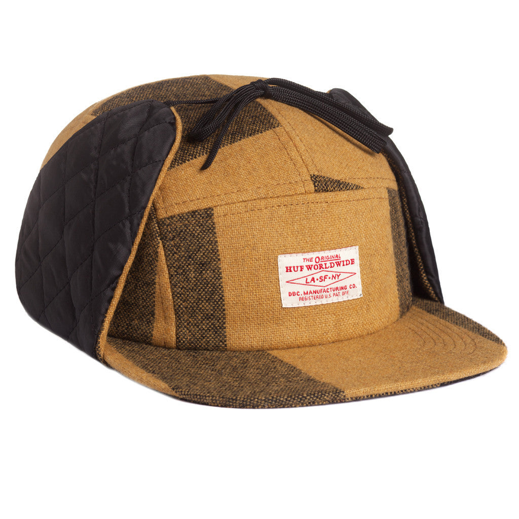 BUFFALO PLAID DOG EAR VOLLEY // MUSTARD