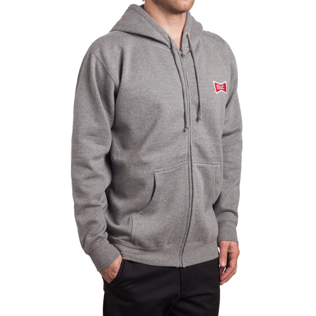 DRINK UP ZIP UP // GRAY HEATHER