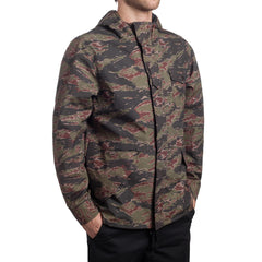HOODED DECK JACKET HOL14 // TIGER CAMO