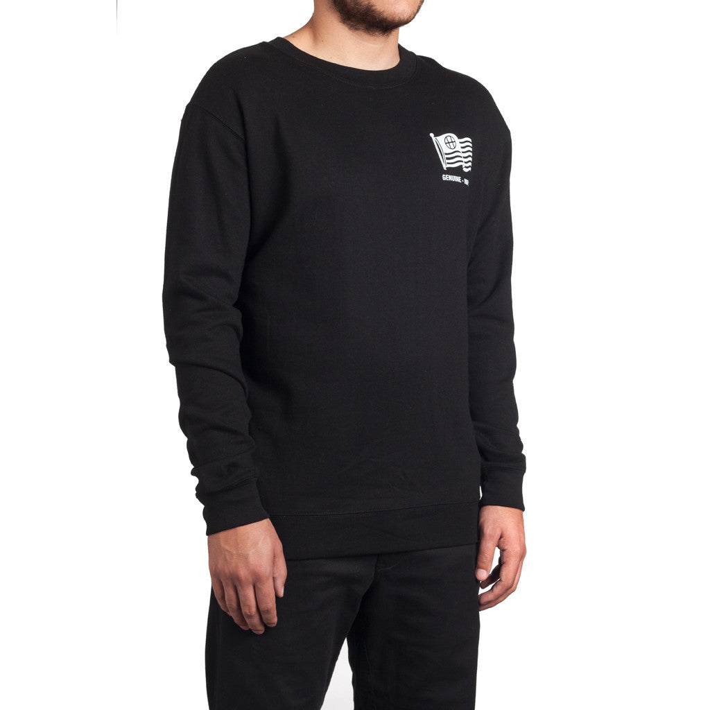 HUFSET FLAG CREW // BLACK