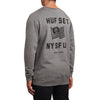 HUFSET FLAG CREW // GRAY HEATHER