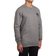 HUFSET FLAG CREW // GRAY HEATHER