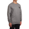HUFSET FLAG CREW // GRAY HEATHER