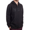 HUF LOGO ZIP UP HOOD HOL14 // BLACK