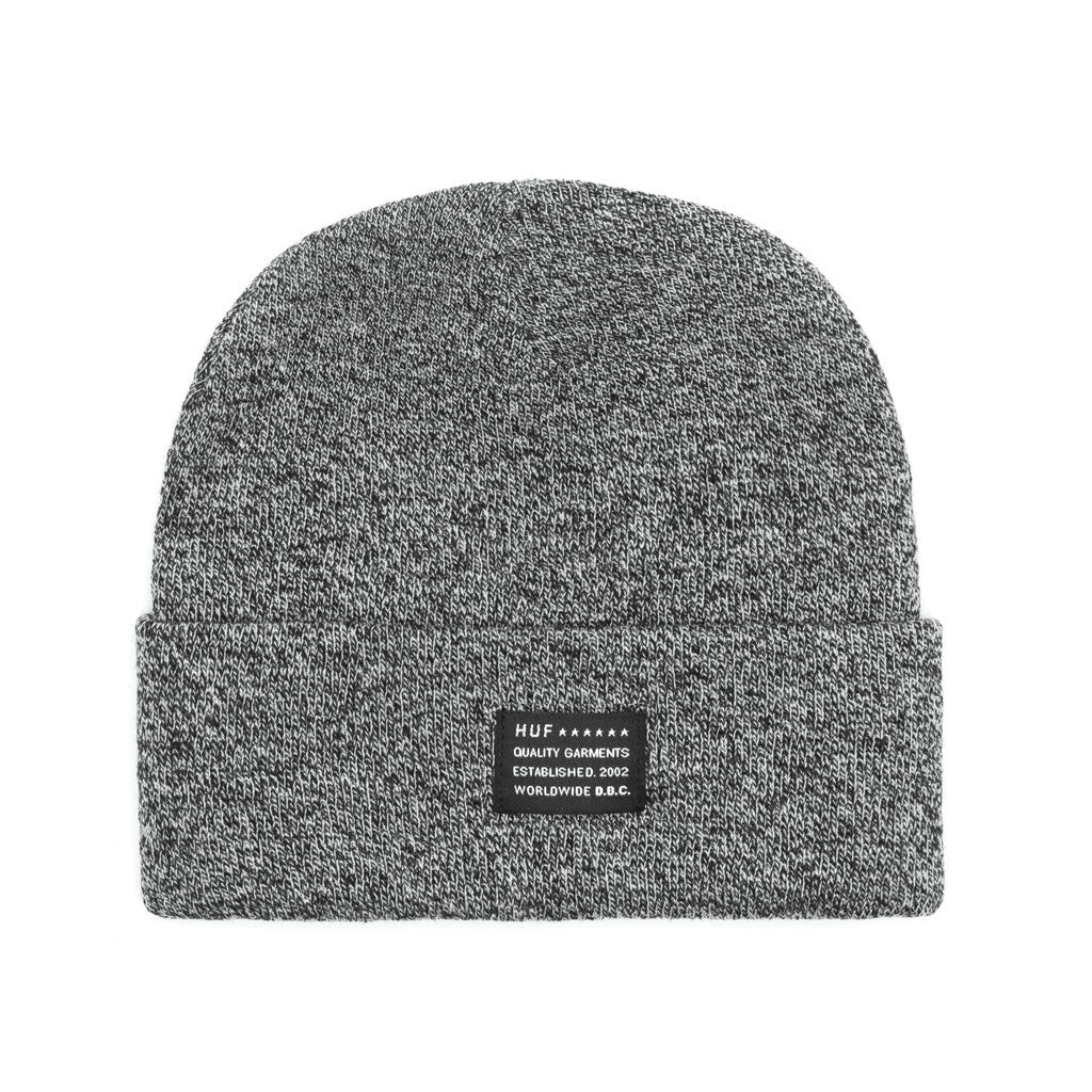 MIXED YARN BEANIE HOL14 // BLACK