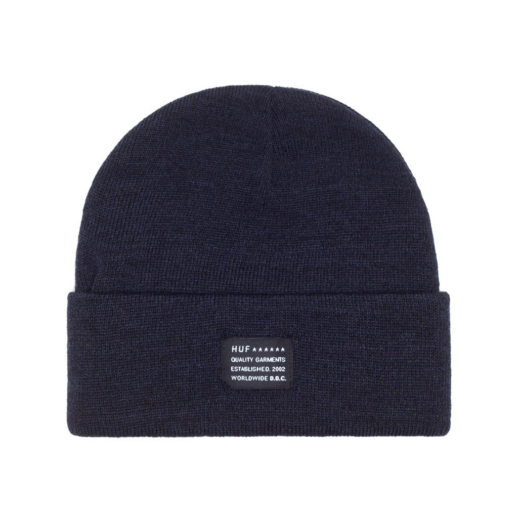 MIXED YARN BEANIE HOL14 // NAVY