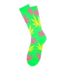 NEON PLANTLIFE SOCKS HOL14 // GREEN
