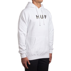 ORIGINAL LOGO TIGER CAMO PULLOVER // WHITE