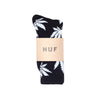 PLANTLIFE CREW SOCKS HOL14 // BLACK / WHITE