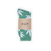 PLANTLIFE CREW SOCKS HOL14 // GREEN HEATHER / WHITE