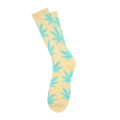 PLANTLIFE CREW SOCKS HOL14 // NATURAL / AQUA