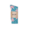 PLANTLIFE CREW SOCKS HOL14 // TEAL HEATHER / PINK