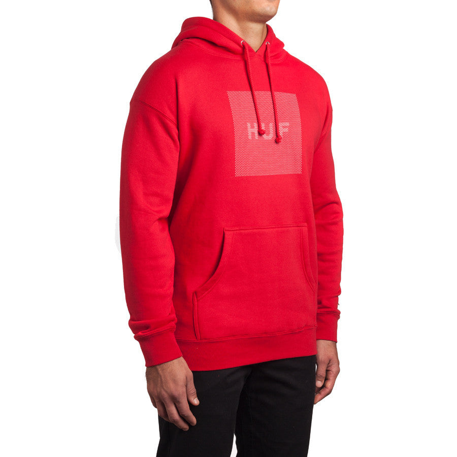 STARS BOX LOGO PULLOVER // RED