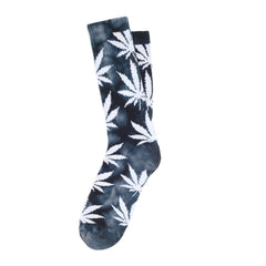 TIE DYE PLANTLIFE SOCKS HOL14 // BLACK
