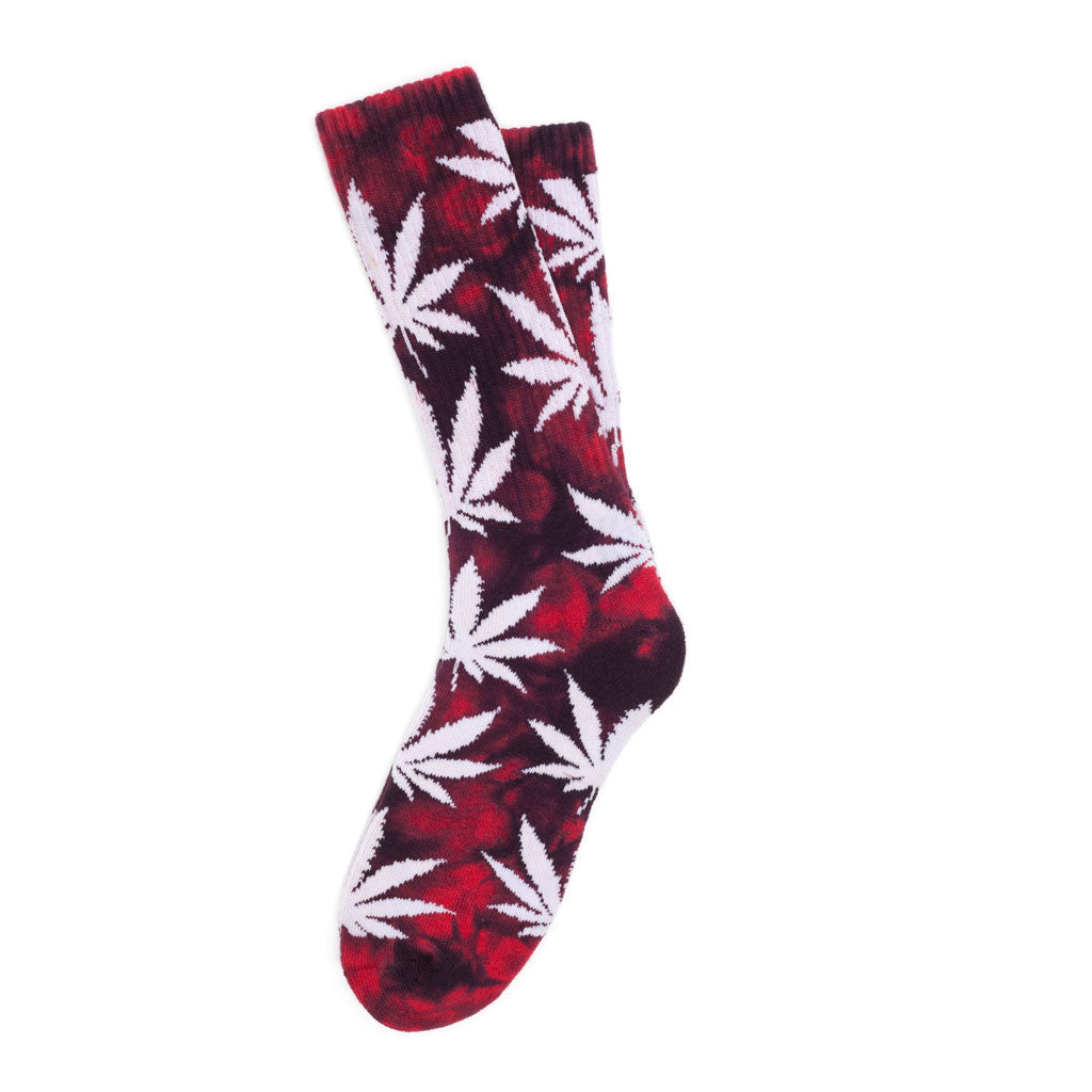 TIE DYE PLANTLIFE SOCKS HOL14 // RED
