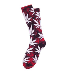 TIE DYE PLANTLIFE SOCKS HOL14 // RED