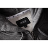 HUF TONAL MONOGRAM ZIP UP HOOD // GUNMETAL HEATHER
