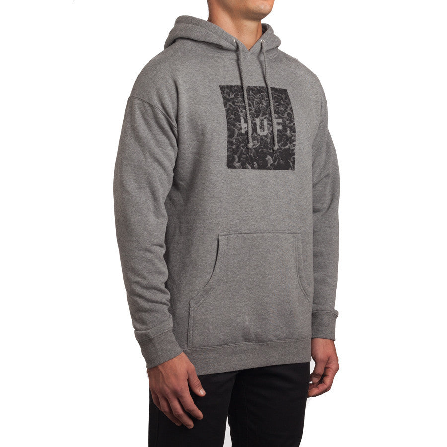 WOODSTOCK BOX LOGO PULLOVER // GRAY HEATHER