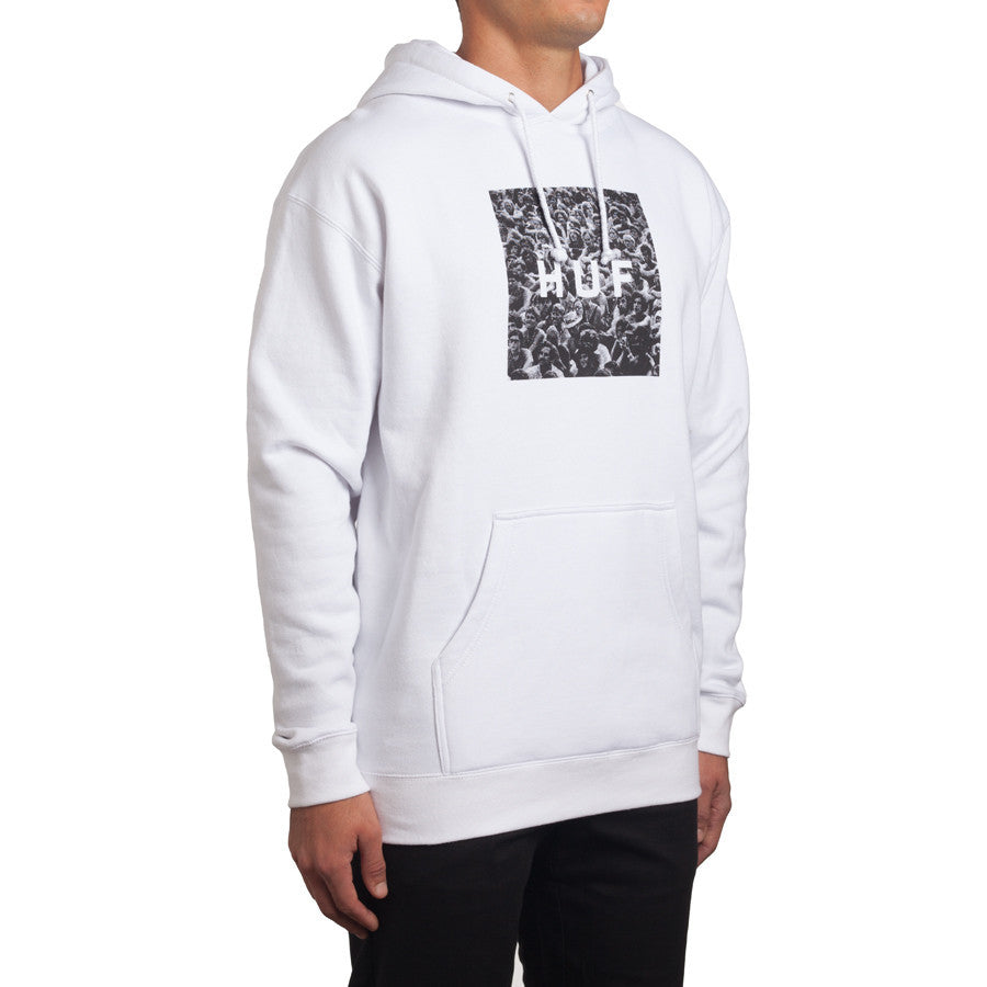 WOODSTOCK BOX LOGO PULLOVER // WHITE