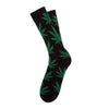 HUF ESSENTIALS PLANTLIFE SOCKS  //  BLACK / GREEN