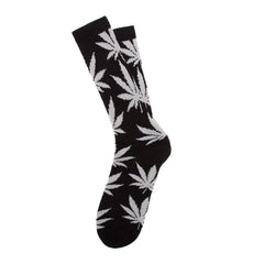 HUF ESSENTIALS PLANTLIFE SOCKS  // BLACK / GRAY