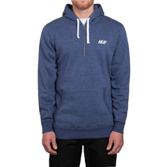 10K HALF ZIP HOODIE // NAVY HEATHER