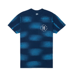 12 GALAXIES BRICK WASH TEE // BLUE