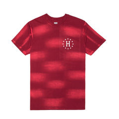12 GALAXIES BRICK WASH TEE // RED