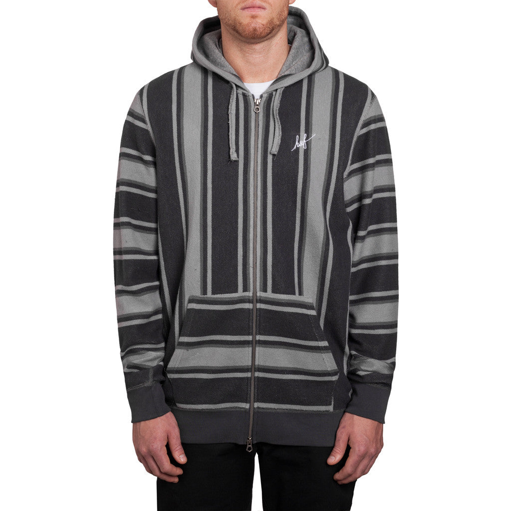 BAJA FULL ZIP HOODIE // CHARCOAL