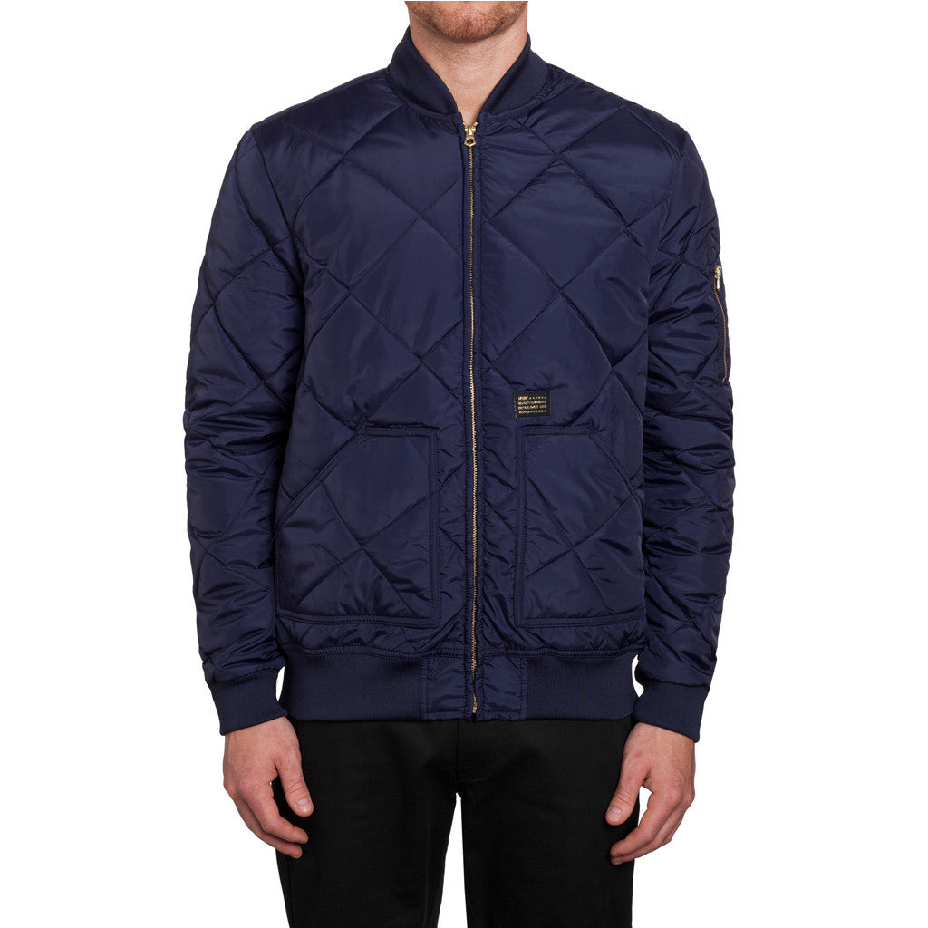 BARON QUILTED FLIGHT JACKET // NAVY
