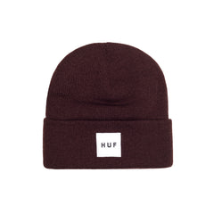 BOX LOGO BEANIE // BROWN
