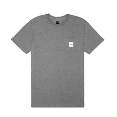 BOX LOGO POCKET TEE SP15 // GRAY HEATHER