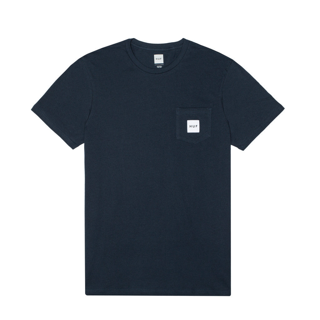 BOX LOGO POCKET TEE SP15 // NAVY