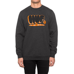 BUBBLES CREW // CHARCOAL HEATHER