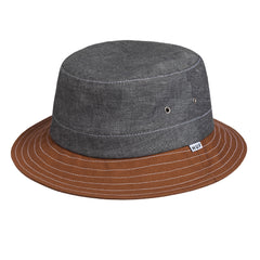 CHAMBRAY FIELD BUCKET // BLACK