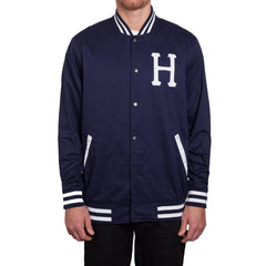 CLASSIC H BASEBALL JACKET // NAVY