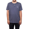 CLASSIC H S/S HENLEY // NAVY HEATHER