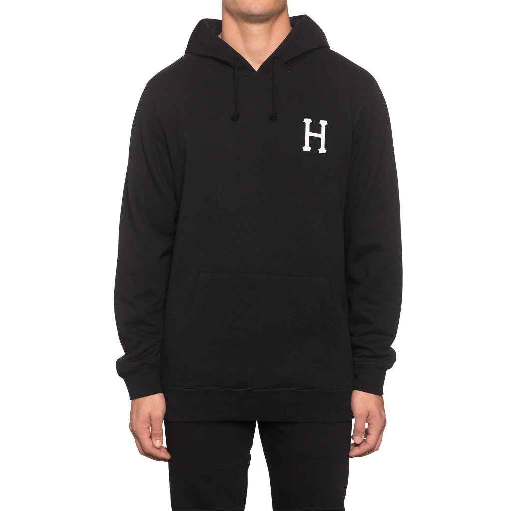 CLASSIC H PULLOVER HOODIE // BLACK