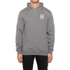 CLASSIC H PULLOVER HOODIE // GUNMETAL HEATHER
