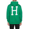 CLASSIC H PULLOVER HOODIE // KELLY GREEN